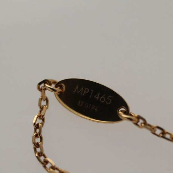 LOUIS VUITTON Essential V Necklace metal Gold - Picture 6 of 15